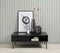 Salontafel Melamine Zwart - 60x110cm - 1-Deurs - Tafel Pensacola - Giga Living