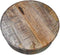Salontafel Melbourne - 70x70 cm - rustiek mangohout/ijzer