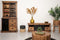 Salontafel Melbourne - 70x70 cm - rustiek mangohout/ijzer