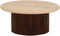 Salontafel Memphis Ø78 cm rond travertin - Bruin | Mysons