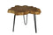 Salontafel met hairpin poten - ijzer/teak