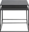 Salontafel Metaal Zwart - Set van 2 - Vierkant - Tafel Pebble - Giga Living