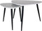 Salontafel Milou - Marmer - Set van 2 Groot