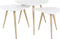Salontafel Milou - Marmer - Set van 3 - Goud