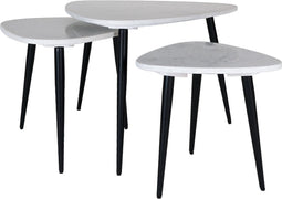 Salontafel Milou - Marmer - Set van 3