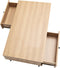 Salontafel Naturel Eiken - Rotan - 110x60x42cm - Pensacola - Giga Living