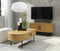 Salontafel Naturel Eikenhout - 60x120x45cm - Salontafel Nola Naturel - Giga Living