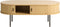 Salontafel Naturel Eikenhout - 60x120x45cm - Salontafel Nola Naturel - Giga Living