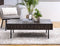 Salontafel Naturel - Eikenhout & Metaal - 117x71x41cm - Salontafel Latina Naturel - Giga Living