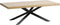 Salontafel Naturel - Eikenhout & Metaal - 68x130x45cm - Salontafel Arno Naturel - Giga Living