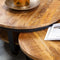 Salontafel naturel - Salontafel Sanne - Salontafel industrieel 70 cm