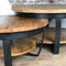 Salontafel naturel - Salontafel Sanne - Salontafel industrieel 70 cm