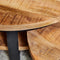 Salontafel naturel - Salontafel Sanne - Salontafel industrieel 70 cm