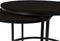 Salontafel Nero - 70x45cm - Zwart - Mangohout/ijzer - Set van 2