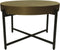 Salontafel - ø70x50- Goud/zwart - Metaal