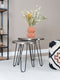 Salontafel Palma - 49 x 49 cm - Nickel