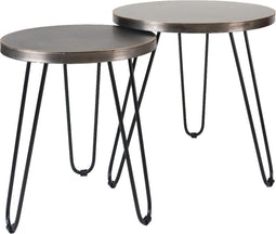 Salontafel Palma - Set van 2 - Nickel