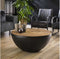 Salontafel Raft Ø90 cm - Robuust hardhout