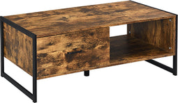Salontafel - Rechthoek met la - 110 x 60 x 45
