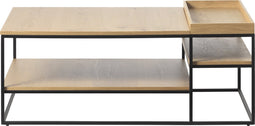 Salontafel Rivoli Naturel 70x120 cm - Giga Living