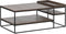 Salontafel Rivoli Smoked 70x120 cm - Giga Living
