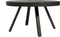 Salontafel rond 74 cm, Black Stack, B340 zwart