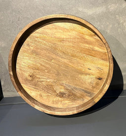 Salontafel rond - bijzettafel - salontafel mangohout Ø50cm