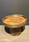 Salontafel rond - bijzettafel - salontafel mangohout Ø50cm