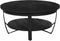 Salontafel rond Mangohout - Industrieel - Salon tafel - Koffietafel - Bijzettafel - Rond - 90 cm - zwart