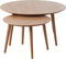 Salontafel Rond Naturel - Eikenhout - Set van 2 - House Nordic