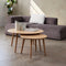 Salontafel Rond Naturel - Eikenhout - Set van 2 - House Nordic