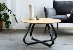 Salontafel Rond Ø80cm - Naturel Eiken - Cesura - Giga Living