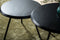 Salontafel rond, set van 2, B340 zwart