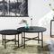 Salontafel rond, set van 2, B340 zwart