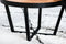 Salontafel rond, set van 2, B430 bruin