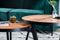 Salontafel rond, set van 2, B430 bruin