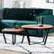 Salontafel rond, set van 2, B430 bruin