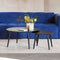 Salontafel Rond Zwart - Eikenhout - Set van 2 - House Nordic