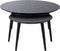 Salontafel Rond Zwart - Eikenhout - Set van 2 - House Nordic