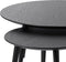 Salontafel Rond Zwart - Eikenhout - Set van 2 - House Nordic