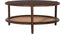 Salontafel Rotan Rond | Walnoot afwerking