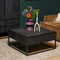 Salontafel - Salontafel Daan - Zwarte salontafel 80x80 cm
