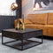 Salontafel - Salontafel Daan - Zwarte salontafel 80x80 cm