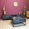 Salontafel - Salontafel Daan - Zwarte salontafel 80x80 cm