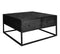 Salontafel - Salontafel Daan - Zwarte salontafel 80x80 cm