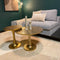 Salontafel - Salontafel rond - Salontafel goud