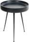 Salontafel Sarno Zwart 40 x 40 cm