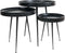 Salontafel Sarno Zwart - Set van 3