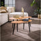 Salontafel set/2 niervormig organisch - Massief acacia naturel