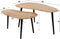 Salontafel set/2 niervormig organisch - Massief acacia naturel